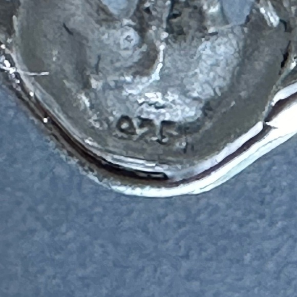 Sterling Silver CZ Cheetah Necklace - Picture 8 of 10